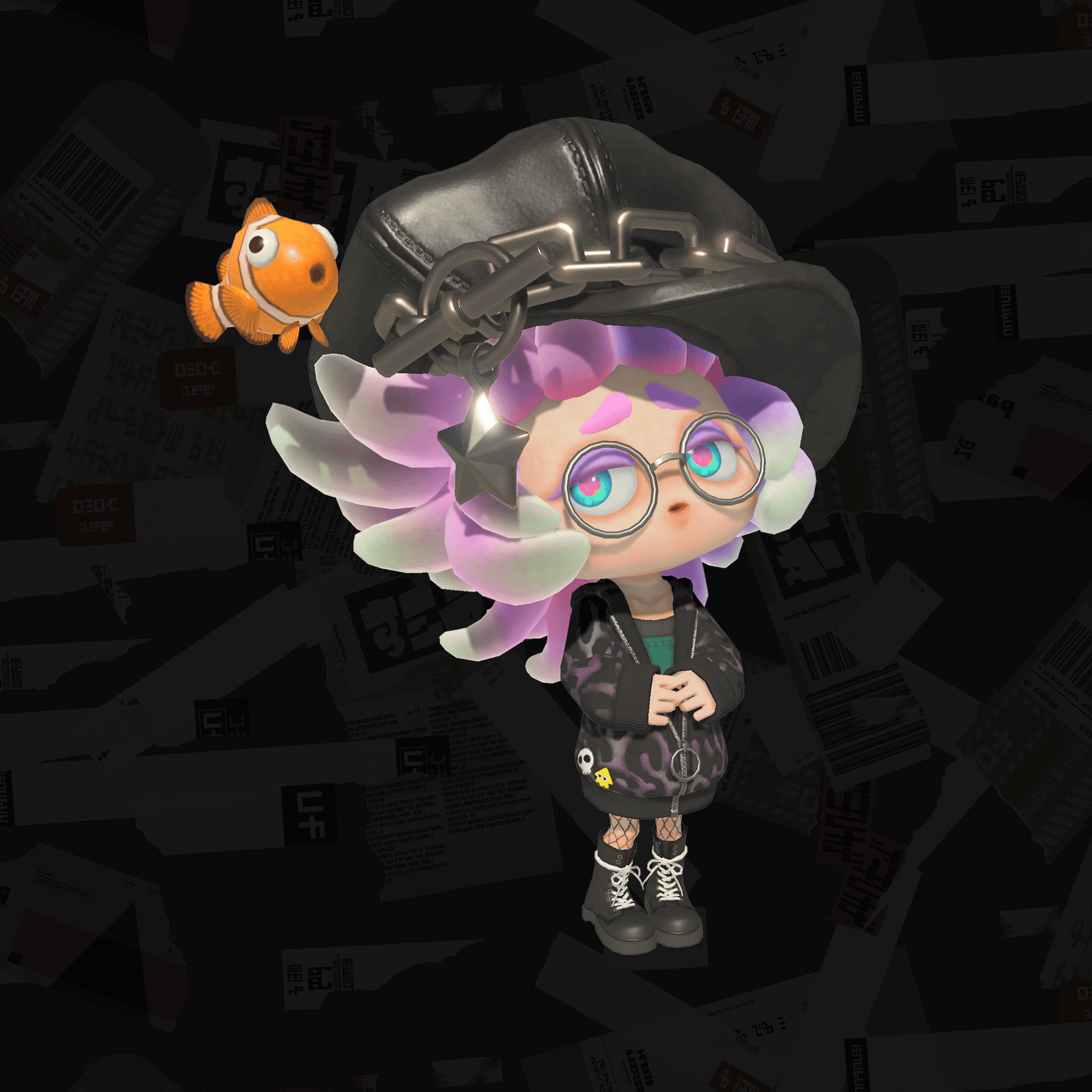 Official render of Annie from Splatoon 3