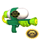 Wasabi Splattershot in Splatoon