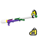 Firefin Splat Charger in Splatoon 2
