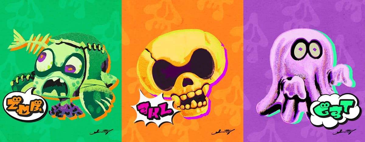 Splatfest art: Which would be the best friend?
