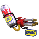 Custom Hydra Splatling in Splatoon
