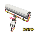 Carbon Roller Deco in Splatoon 2